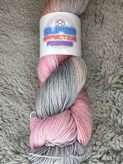 Peach and Daisy - Super Sock - 4 ply sock yarn