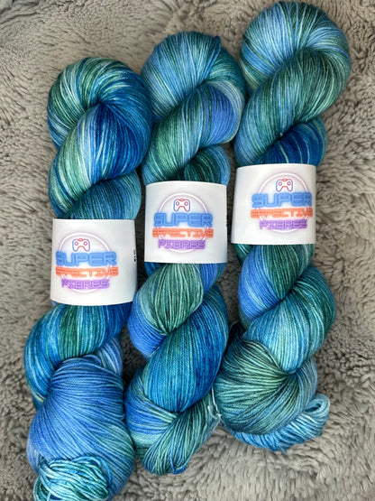 Shimmering Depths - Super Sock - 4 ply sock yarn